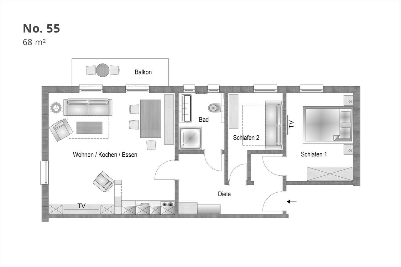Apartamento Min Hüsung by Rujana Binz Exterior foto