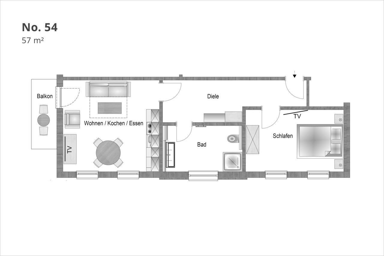 Apartamento Min Hüsung by Rujana Binz Exterior foto